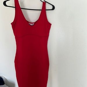 Fashion Nova Red Bodycon